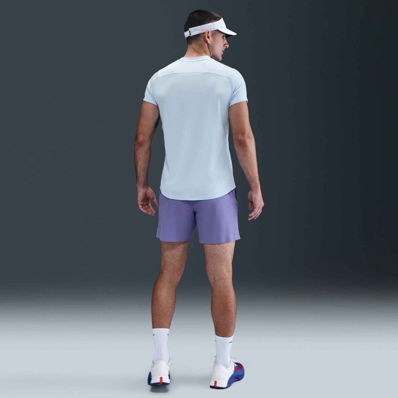 Футболка тенісна чоловіча Nike Court Dri-Fit Victory celestine blue / black 6