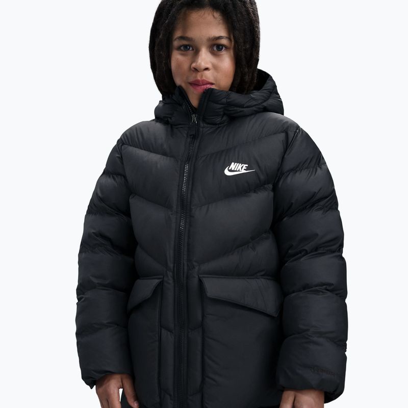 Пальто утеплене дитяче Nike Sportswear All Day Play black/white 7