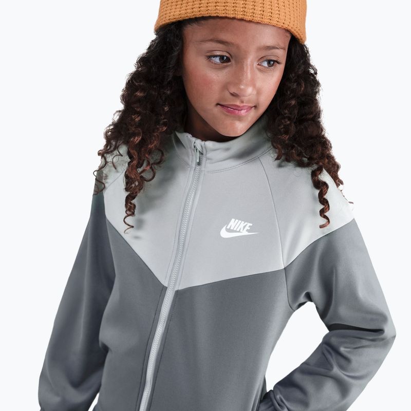 Спортивний костюм дитячий Nike Sportswear smoke grey/light smoke grey/white 4
