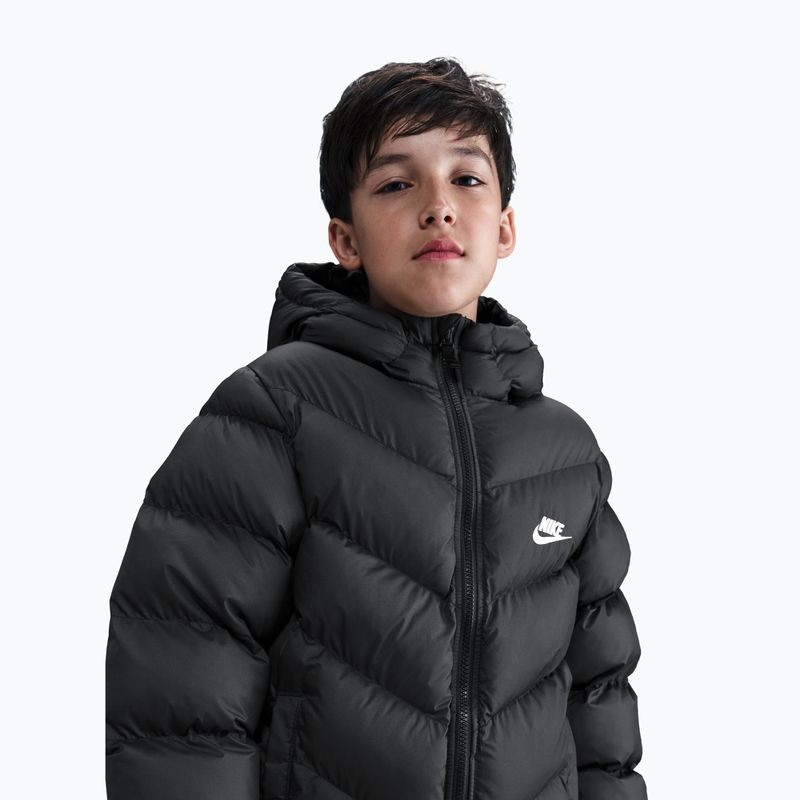Куртка утеплена дитяча Nike Sportswear All Day Play black/white 6