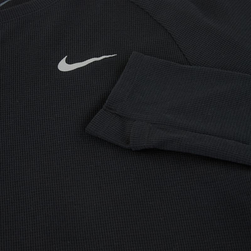 Лонгслів для бігу чоловічий Nike Stride Dri-Fit Waffle Crew black 10