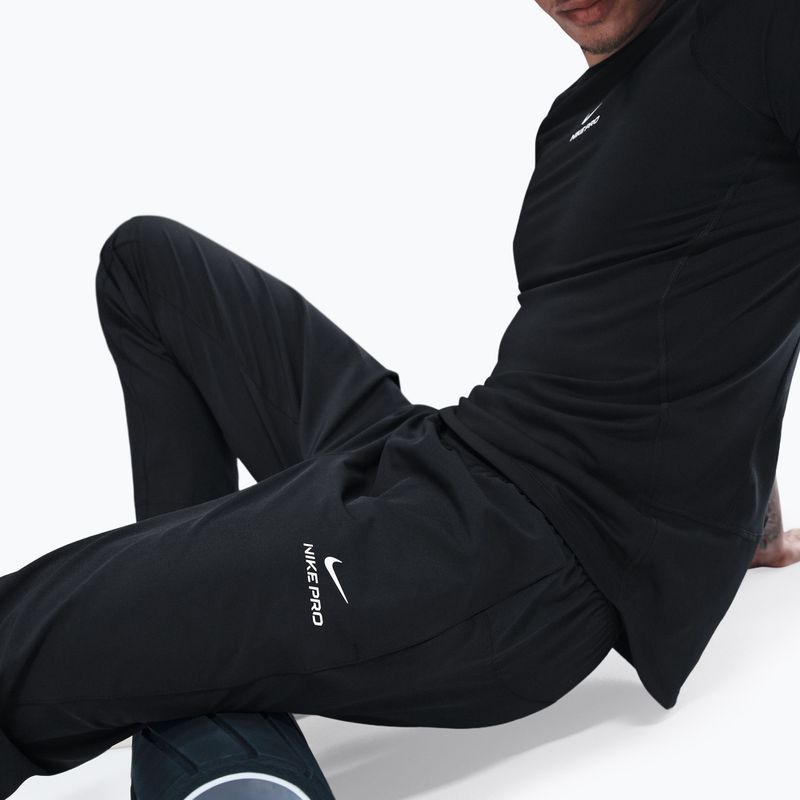 Штани для тренувань чоловічі Nike Pro Training Dri-Fit black/white 4