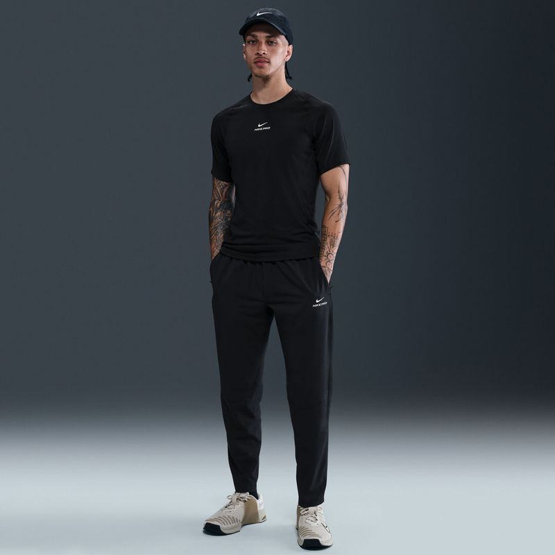 Штани для тренувань чоловічі Nike Pro Training Dri-Fit black/white 6