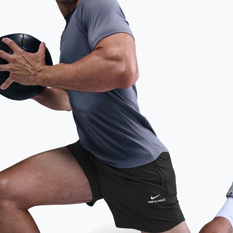 Шорти чоловічі Nike Pro Training Dri-Fit 6" black/white 5
