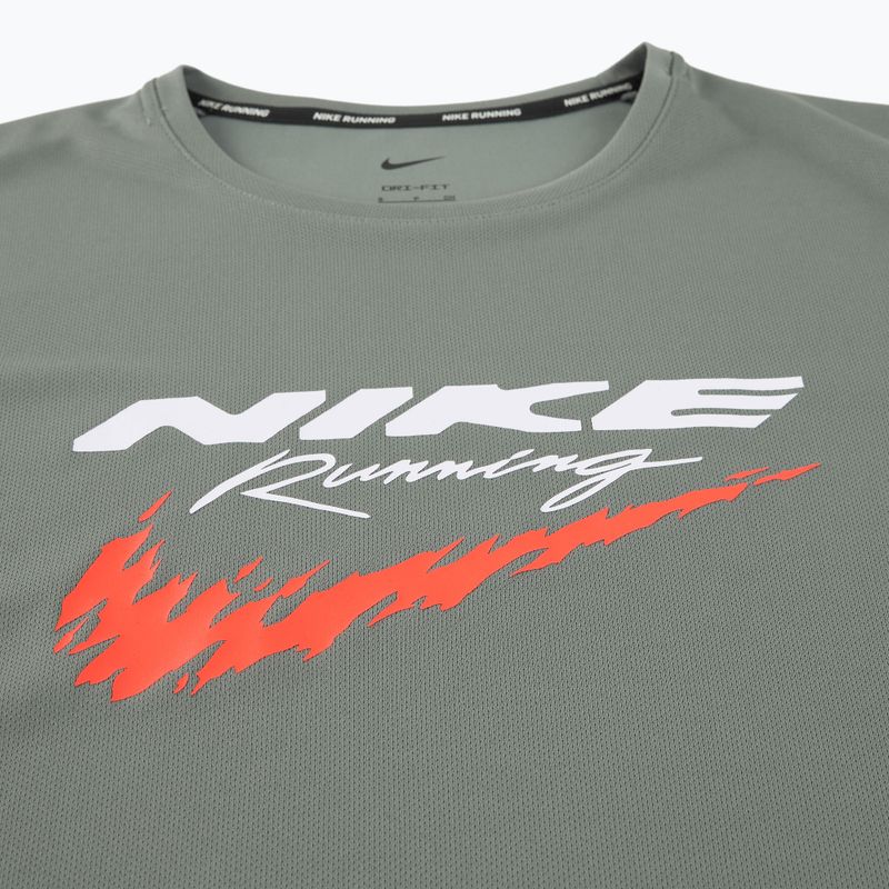 Футболка для бігу чоловіча Nike Miler Dri-Fit UV smoke grey 8