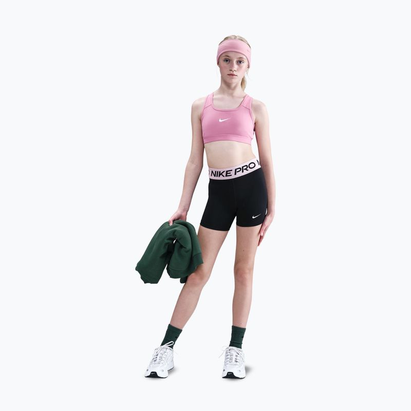 Дитячі шорти Nike Pro black/med soft pink/white 2