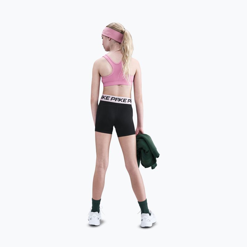 Дитячі шорти Nike Pro black/med soft pink/white 3