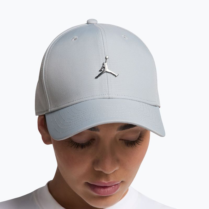 Кепка  Jordan Rise Structured Metal Jumpman light smoke grey/R511 7