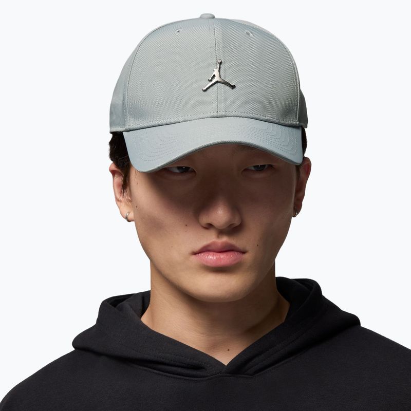 Кепка  Jordan Rise Structured Metal Jumpman light smoke grey/R511 8
