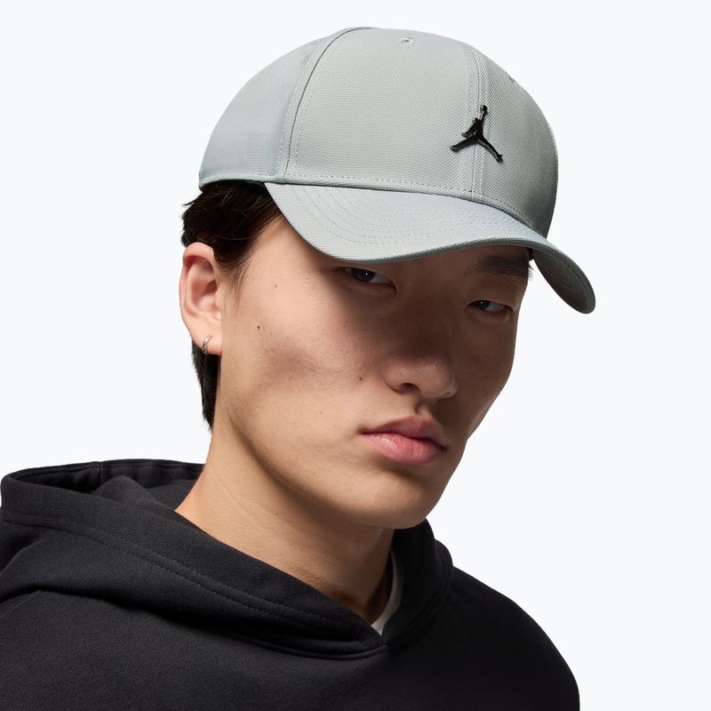 Кепка Nike Jordan Rise Structured Metal Jumpman light smoke grey/R511 9
