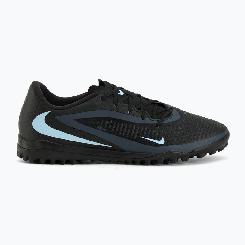 Кросівки футбольні чоловічі Nike Phantom 6 Low Academy TF black/black 2