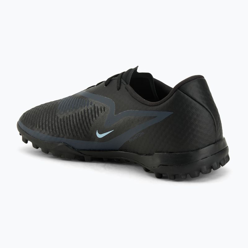 Кросівки футбольні чоловічі Nike Phantom 6 Low Academy TF black/black 3