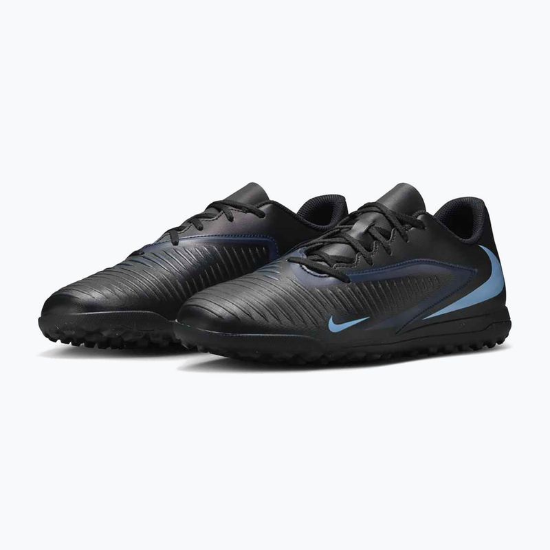Кросівки футбольні чоловічі Nike Phantom 6 Low Club TF black/black 3