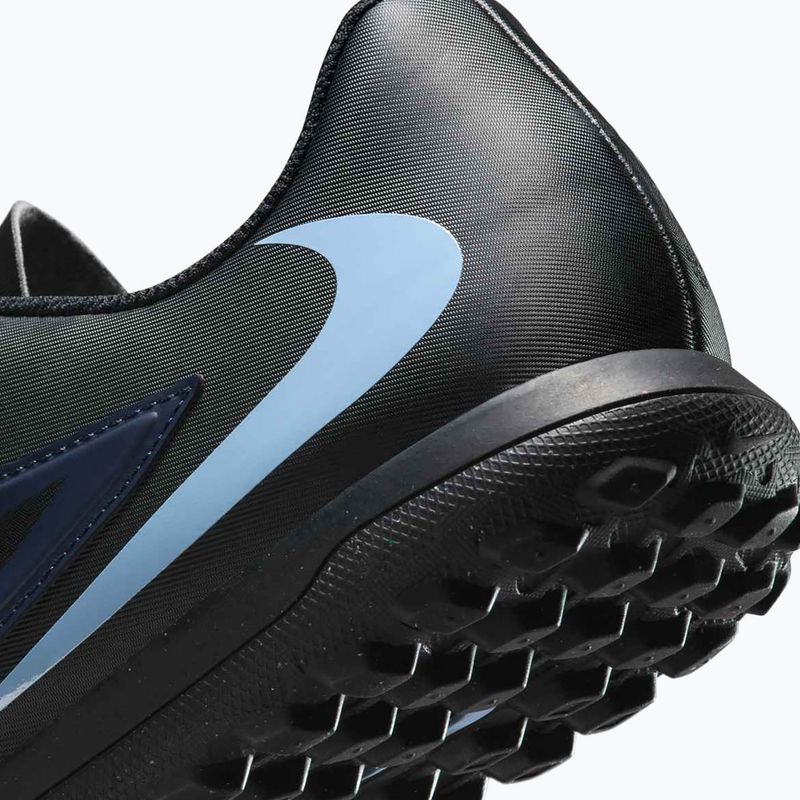 Кросівки футбольні чоловічі Nike Phantom 6 Low Club TF black/black 8