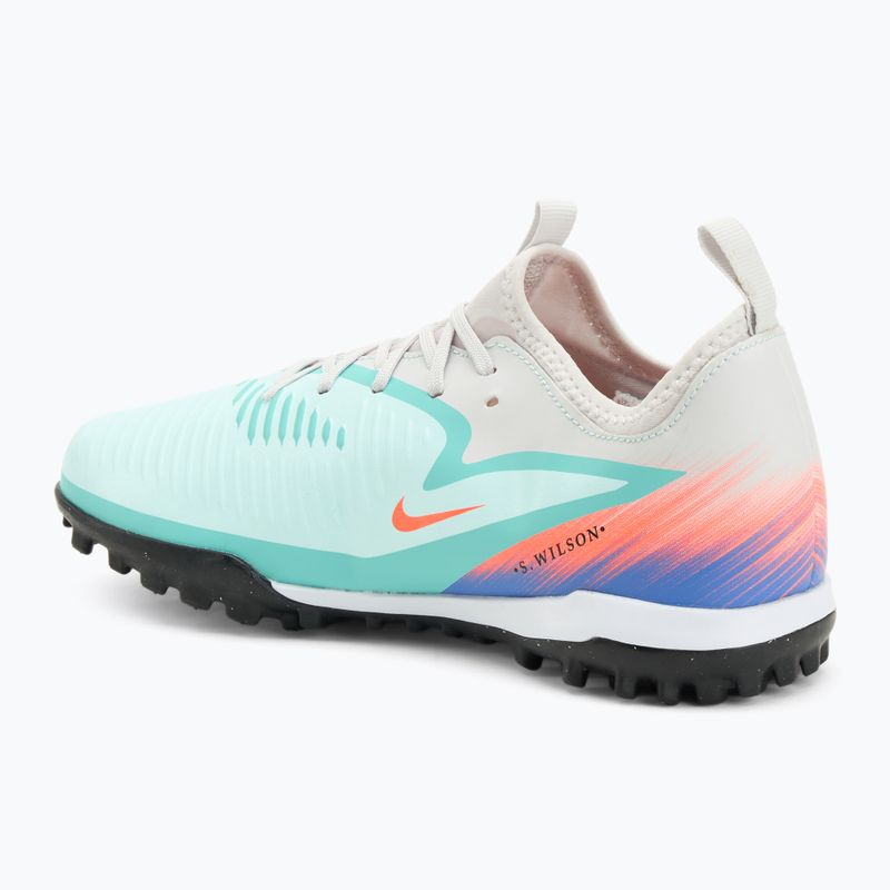 Кросівки футбольні дитячі Nike United Phantom 6 Low Academy Jr TF pistachio frost/hyper orange 3