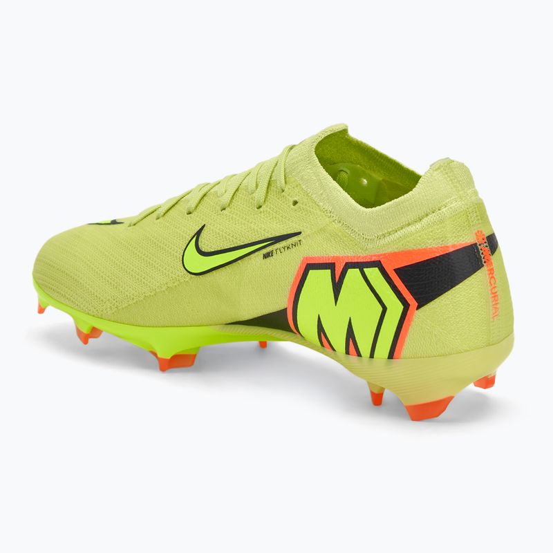 Кросівки футбольні чоловічі Nike Mercurial Vapor 16 Pro FG limelight/hyper crimson/volt 3