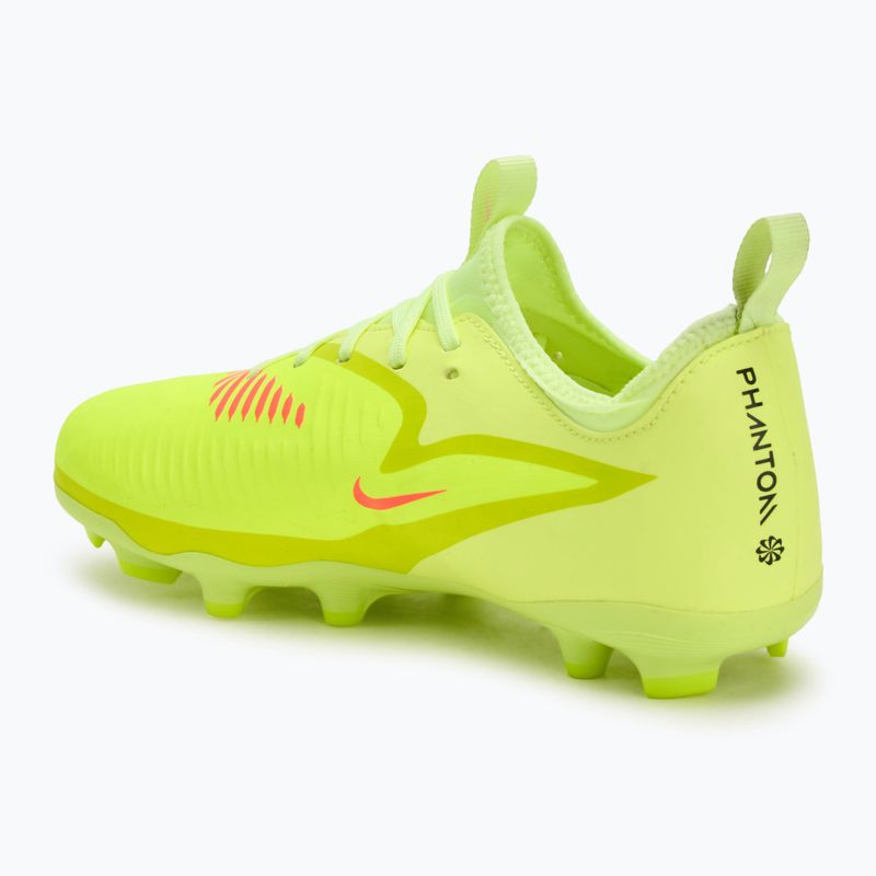 Дитячі футбольні бутси Nike Phantom 6 Low Academy FG/MG Jr hyper crimson/limelight/black 3
