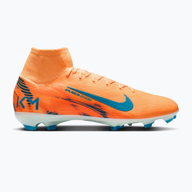 Кросівки футбольні чоловічі Nike Mercurial Superfly 10 Pro Kylian Mbappe FG melon tint/igloo 8