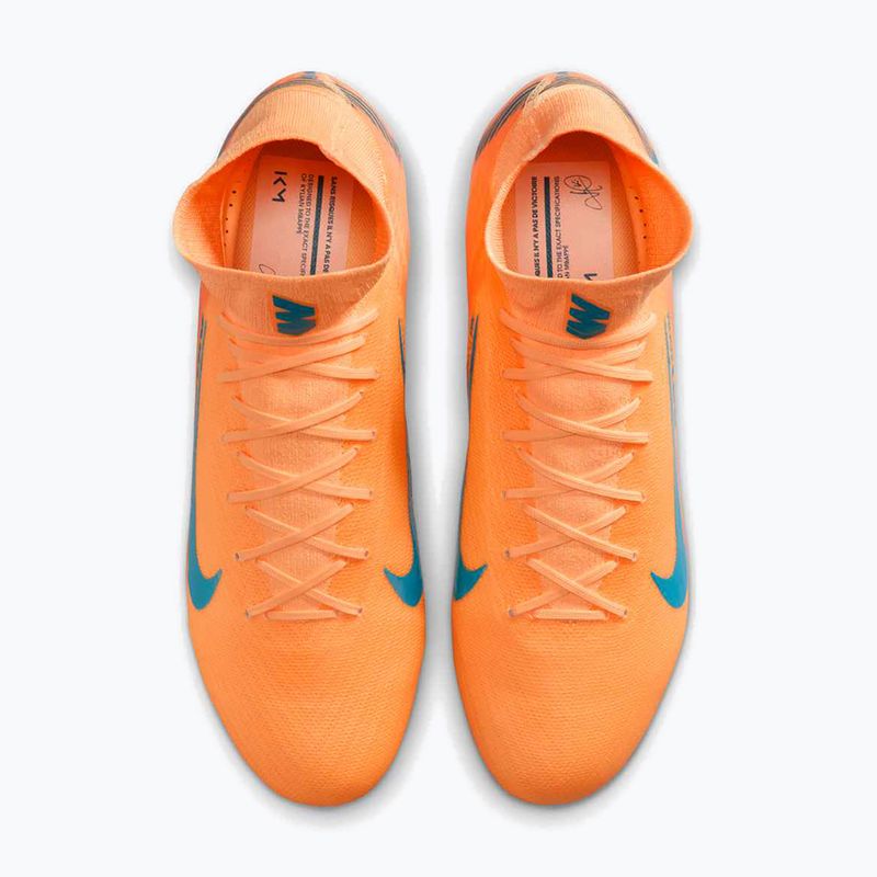 Кросівки футбольні чоловічі Nike Mercurial Superfly 10 Pro Kylian Mbappe FG melon tint/igloo 13