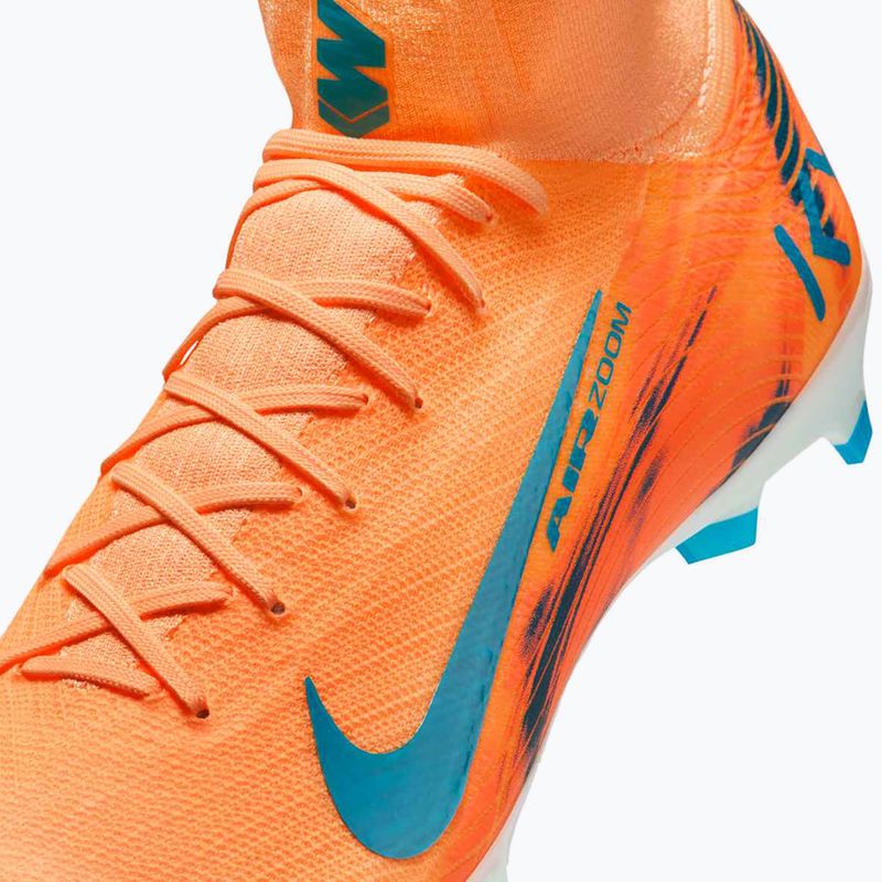 Кросівки футбольні чоловічі Nike Mercurial Superfly 10 Pro Kylian Mbappe FG melon tint/igloo 14