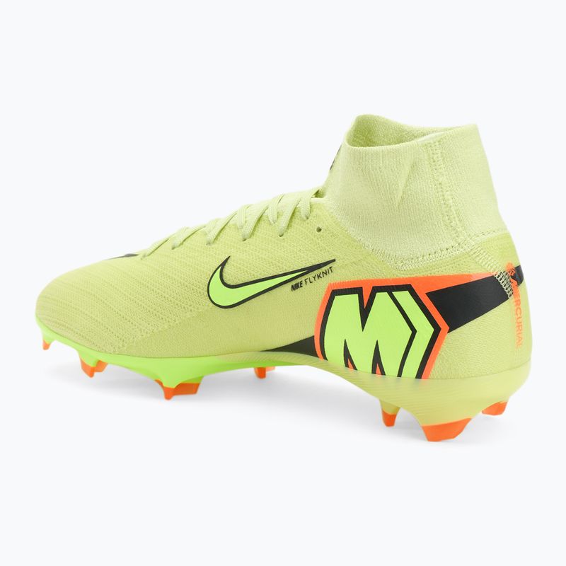 Кросівки футбольні чоловічі Nike Mercurial Superfly 10 Pro FG limelight/hyper crimson/volt 3