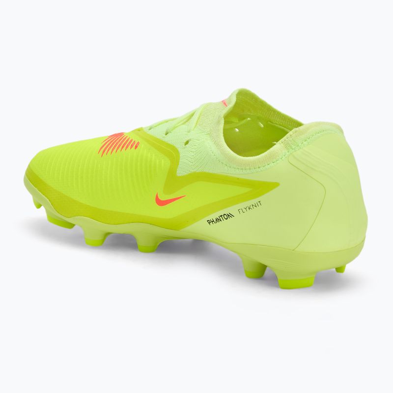 Кросівки футбольні дитячі Nike Phantom 6 Low Pro FG/MG hyper crimson/limelight/black 3