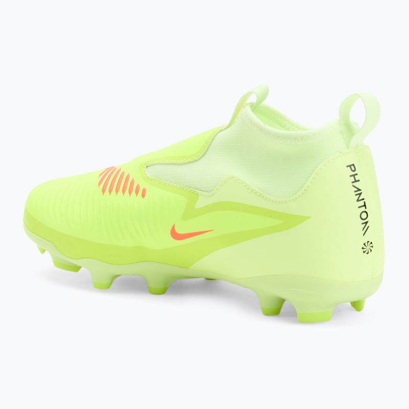 Кросівки футбольні дитячі Nike Jr. Phantom 6 High Academy FG/MG hyper crimson/limelight/black 3