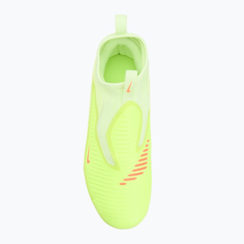 Кросівки футбольні дитячі Nike Jr. Phantom 6 High Academy FG/MG hyper crimson/limelight/black 5