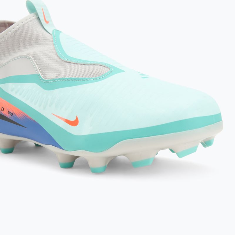 Кросівки футбольні дитячі Nike United Phantom 6 High Academy Jr FG/MG pistachio frost/hyper orange 7
