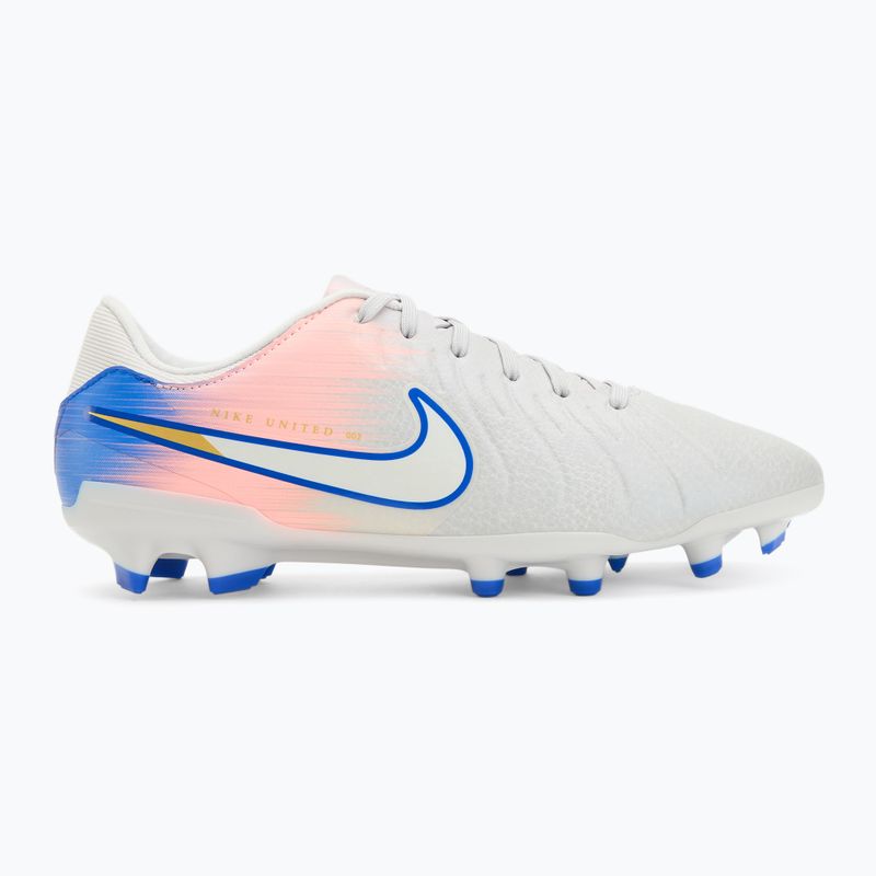 Кросівки футбольні чоловічі Nike United Tiempo Legend 10 Academy FG/MG vast grey/racer blue 2