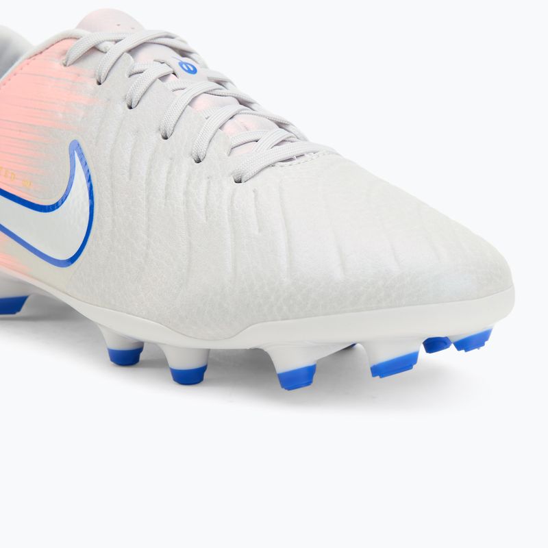 Кросівки футбольні чоловічі Nike United Tiempo Legend 10 Academy FG/MG vast grey/racer blue 7