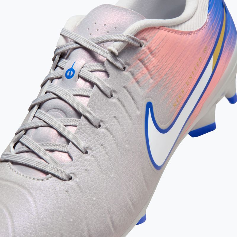 Кросівки футбольні чоловічі Nike United Tiempo Legend 10 Academy FG/MG vast grey/racer blue 8