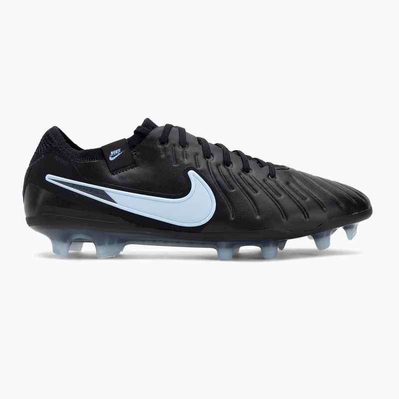 Кросівки футбольні чоловічі Nike Tiempo Legend 10 Elite FG black/black 2