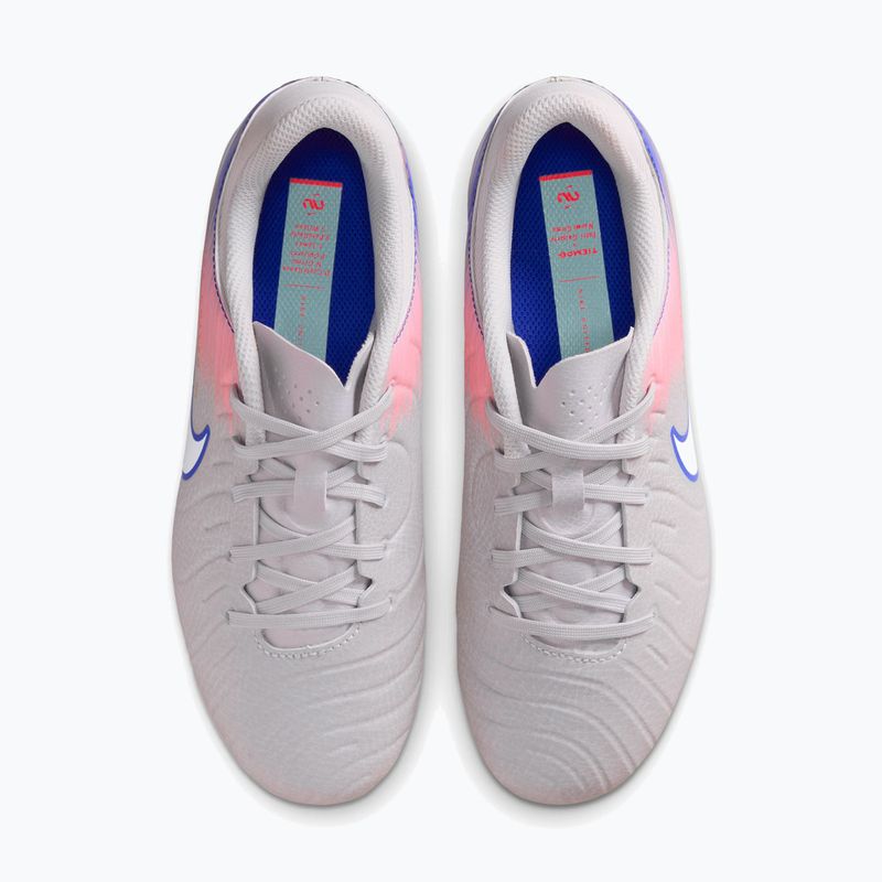 Кросівки футбольні дитячі Nike United Tiempo Legend 10 Academy Jr FG/MG vast grey/racer blue 6