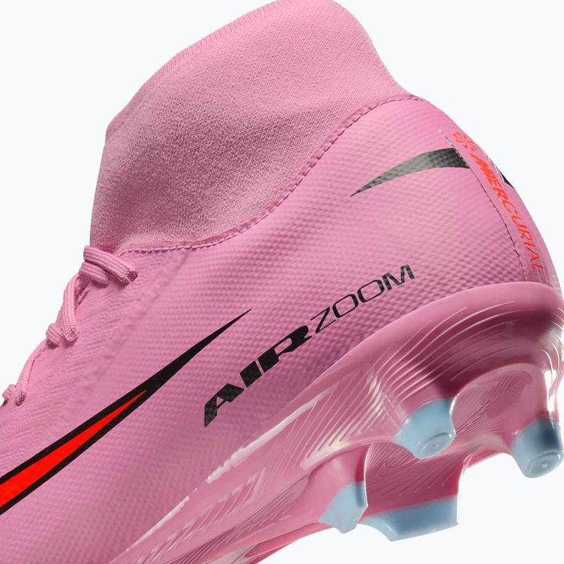 Кросівки футбольні чоловічі Nike Mercurial Superfly 10 Academy MG magic flamingo/black/total crimson 8