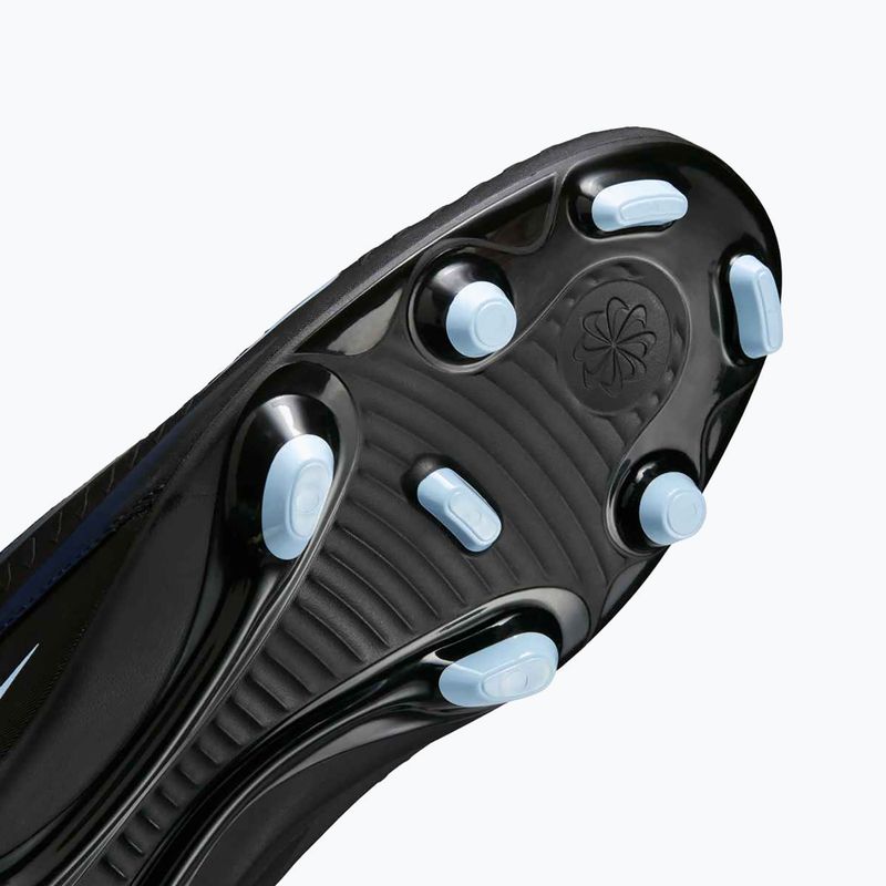 Кросівки футбольні чоловічі Nike Phantom 6 Low Club FG/MG black/black 10