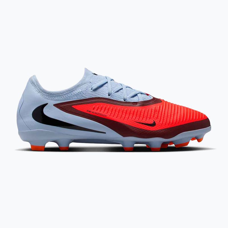 Кросівки футбольні дитячі Nike Phantom 6 Low Pro FG/MG royal tint/bright crimson/black 8