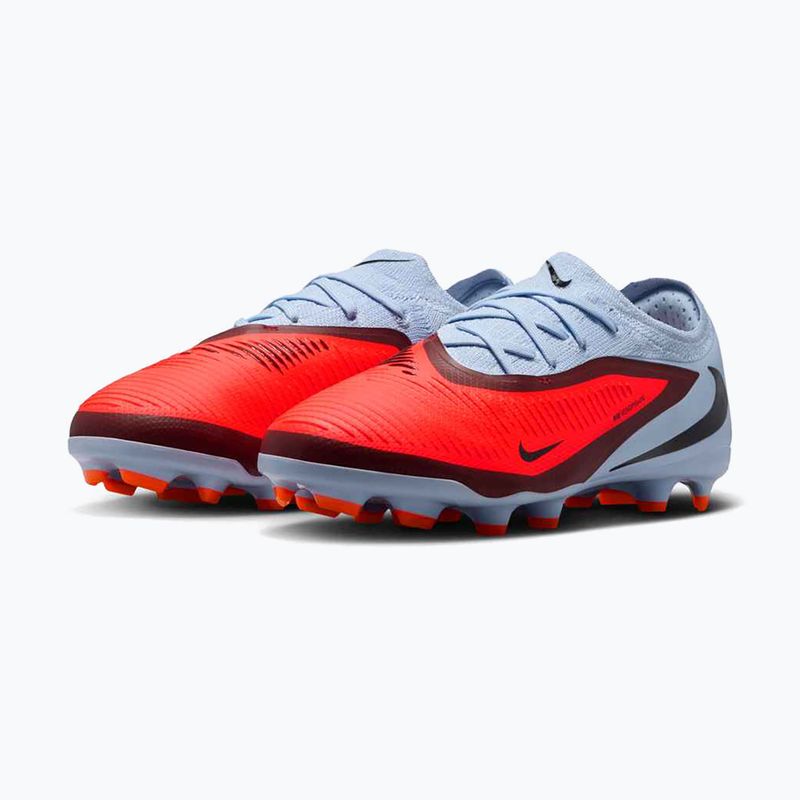 Кросівки футбольні дитячі Nike Phantom 6 Low Pro FG/MG royal tint/bright crimson/black 10