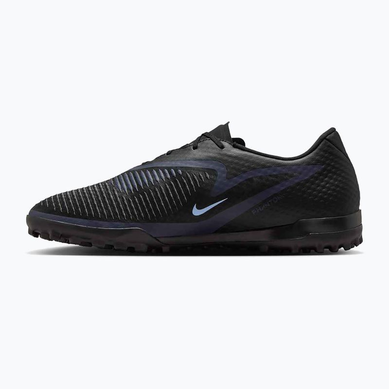 Кросівки футбольні чоловічі Nike Phantom 6 Low Academy TF black/black 2
