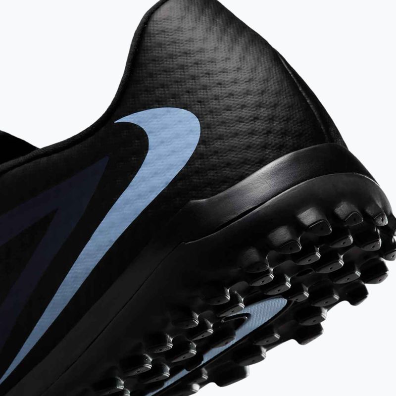 Кросівки футбольні чоловічі Nike Phantom 6 Low Academy TF black/black 8