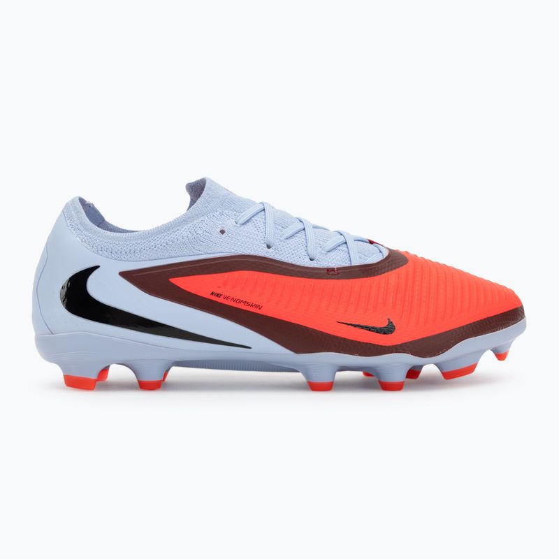 Кросівки футбольні дитячі Nike Phantom 6 Low Pro FG/MG royal tint/bright crimson/black 2