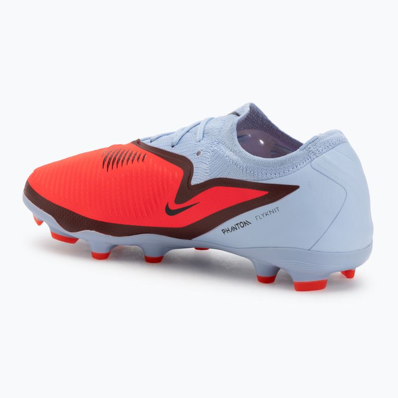 Кросівки футбольні дитячі Nike Phantom 6 Low Pro FG/MG royal tint/bright crimson/black 3