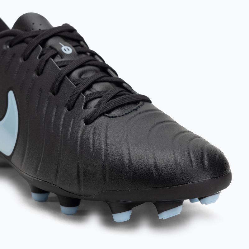 Кросівки футбольні чоловічі Nike Tiempo Legend 10 Academy FG/MG black/black 7