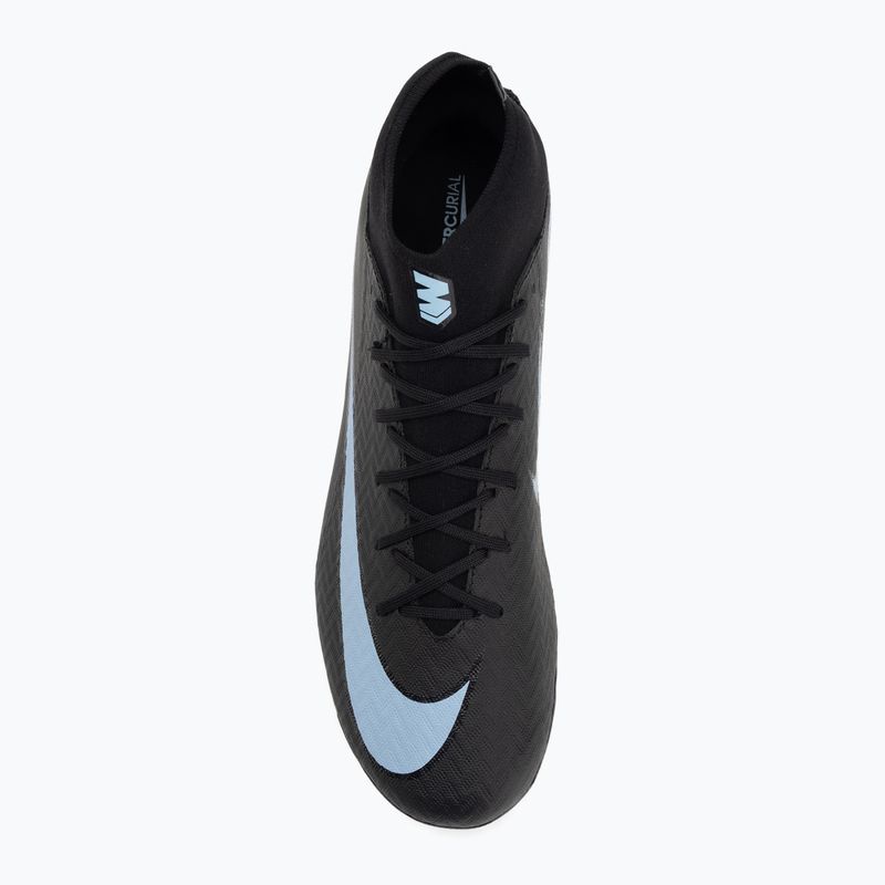 Кросівки футбольні чоловічі Nike Mercurial Superfly 10 Academy AG black/ice blue 5
