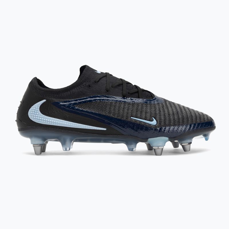 Кросівки футбольні чоловічі Nike Phantom 6 Low Elite SG-Pro black/black 2