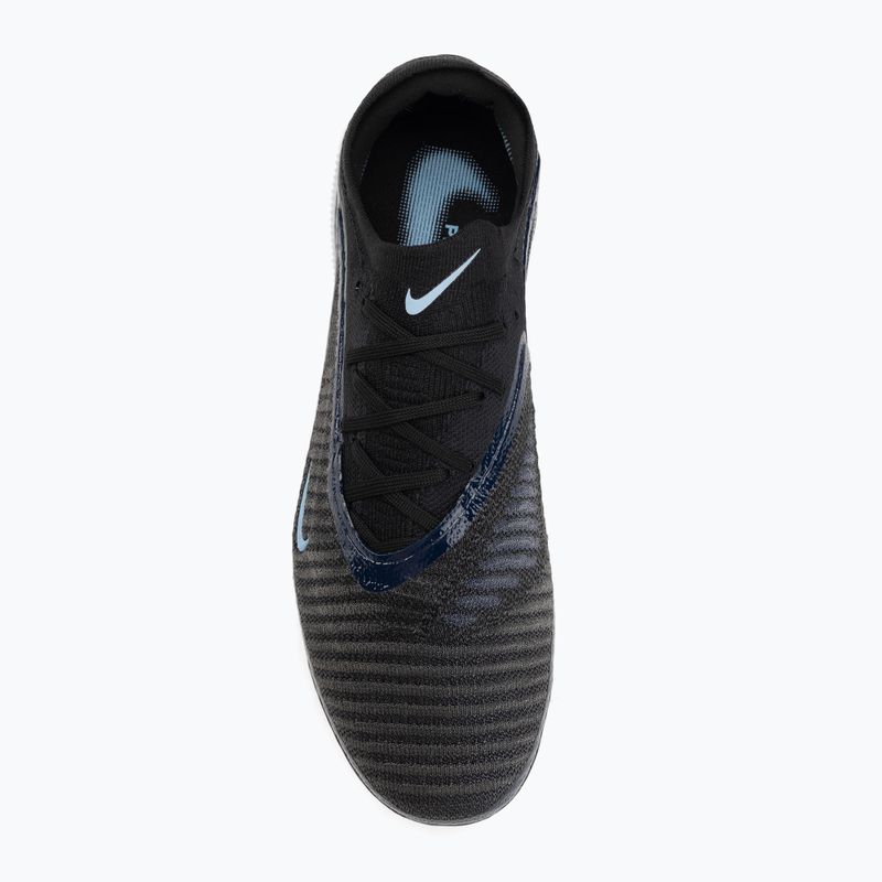 Кросівки футбольні чоловічі Nike Phantom 6 Low Elite SG-Pro black/black 5