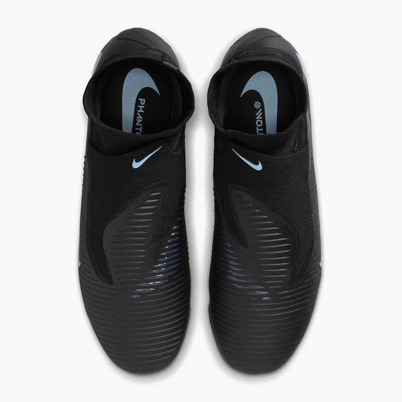 Кросівки футбольні чоловічі Nike Phantom 6 High Pro FG black/black 8