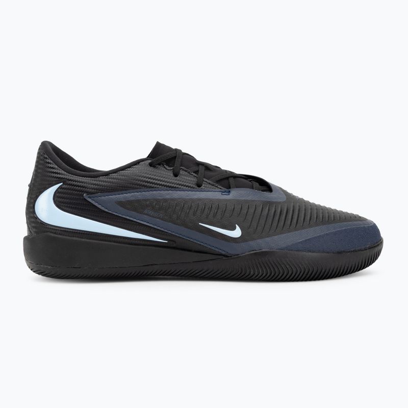 Кросівки футбольні чоловічі Nike Phantom 6 Low Academy IC black/black 2