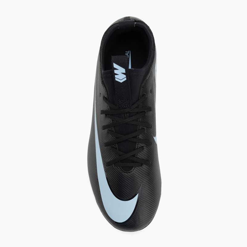 Кросівки футбольні дитячі Nike Mercurial Vapor 16 Academy AG black/ice blue 5
