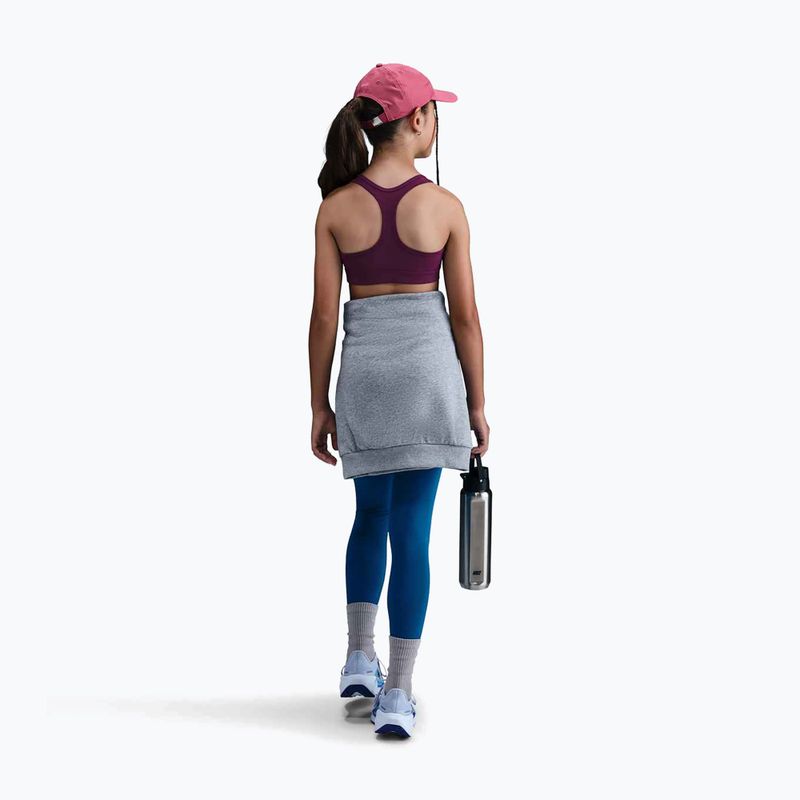 Дитячий спортивний бюстгальтер Nike Swoosh bordeaux/white 3